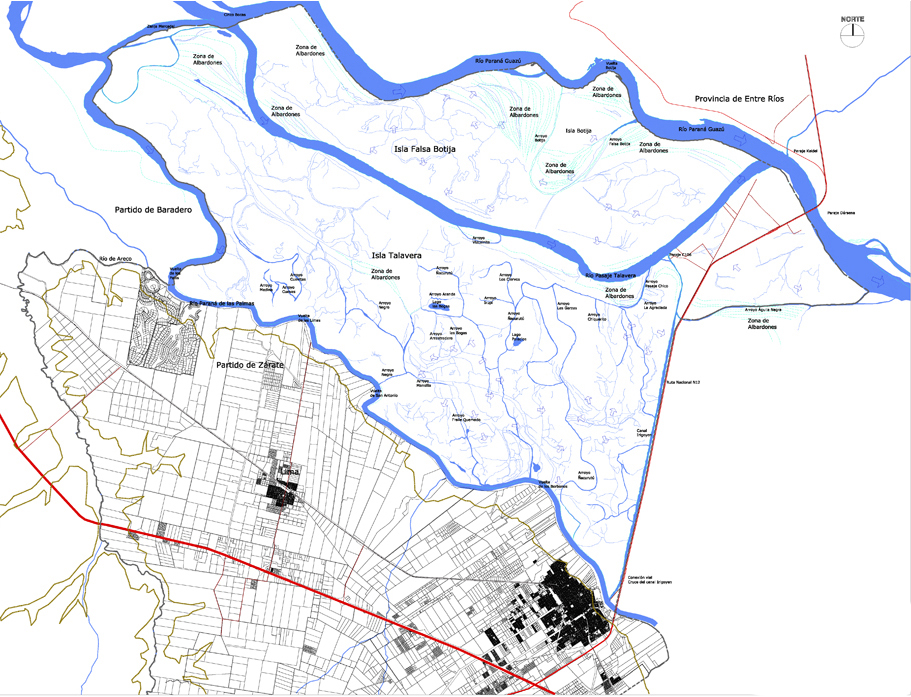Progress Zarate project and the Footprint of the Delta, Argentina